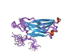 1ugk: Solution structure of the first C2 domain of synaptotagmin IV from human fetal brain (KIAA1342)