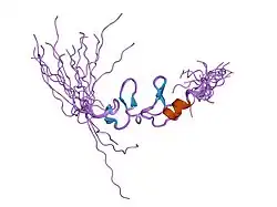 2cor: Solution structure of the third LIM domain of particularly interesting new Cys-His protein