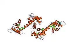 2ggm: Human centrin 2 xeroderma pigmentosum group C protein complex