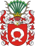 Coat of arms of Mikołaj Łączyński, 1580
