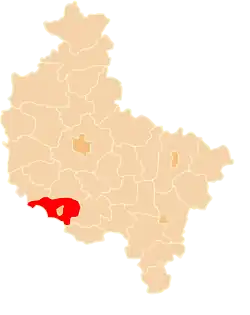 Location within the voivodeship
