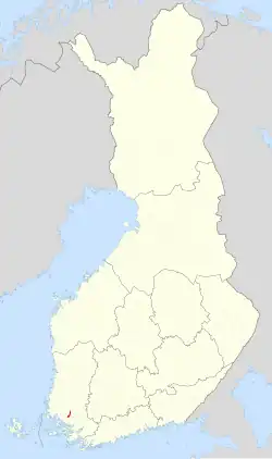 Location of Paattinen in Finland