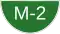 M-2 motorway shield