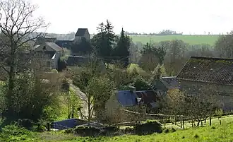 A general view of Parfouru-sur-Odon