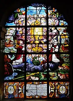 Window 9 – "Adoration of the Holy Sacrament" (1605–1609)