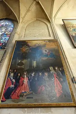 "Ex Voto to Saint Genevieve" by Nicolas de Largilliere (1696)