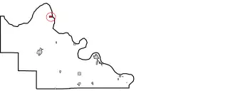 Location of Ralston, Oklahoma