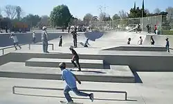 Pedlow Field Skate Park in Encino, California in 2008
