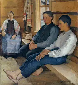 Sunday in a Settler Cottage, 1894