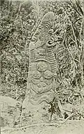 The carvings on the "sword" megalith in 1919
