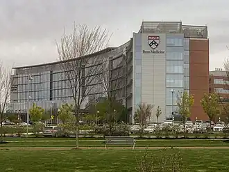 Penn-owned Princeton Medical Center, eastern facade