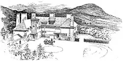 Illustration of Perrycroft from Modern Homes, 1909