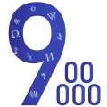 900,000 entries celebration logo (April 2022)