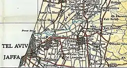 Bnei Brak (Benei Beraq) 1945 1:250,000