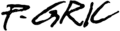 Peter Gric signature