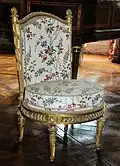 A chair intended for the Belvédère[Notes 8]