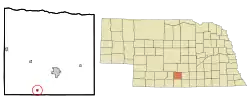 Location of Atlanta, Nebraska