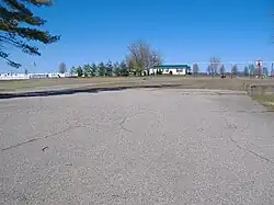 Site of the former Sinking Spring High School, destroyed by fire on March 25, 1998