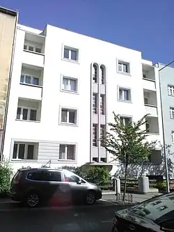 Facade on the street