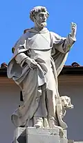 Statue of San Domenico, San Silvestro, Pisa