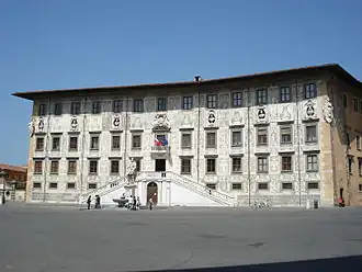 Palazzo della Carovana, Scuola Normale Superiore di Pisa main building, Tuscany. Currently attended by about 600 undergraduate and postgraduate (PhD) students. Together with the University of Pisa and Sant'Anna School of Advanced Studies, it is part of the Pisa University System.[33]