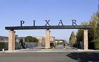 Pixar's studio lot in Emeryville