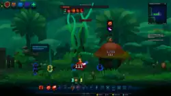 A squad of players killing enemies