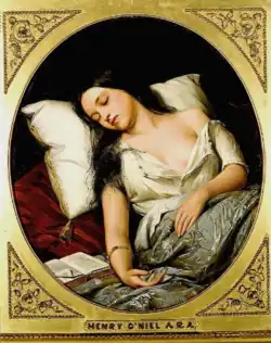 Pleasant Dreams by Henry Nelson O'Neil