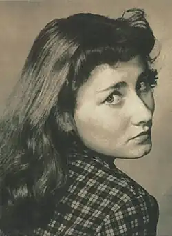 Polish poet Halina Poświatowska