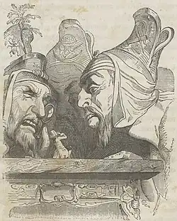 Giants look at Gulliver, Gulliver's Travels (1838)