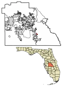 Location in Polk County, Florida