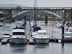 Barca Bridge and marina