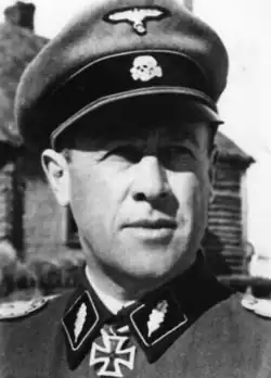 German officer in uniform