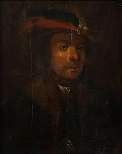 Painting of a young man