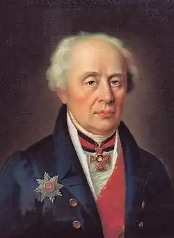 Portrait of old Mannerheim