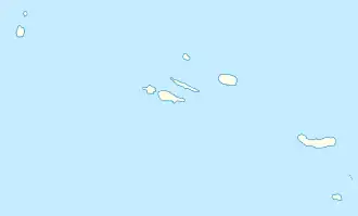 Location of 2015–16 Andebol 1 teams in Azores Islands