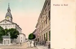 Old postcard from Renče