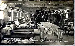 Interior view of barracks