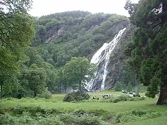 The waterfall in July 2008