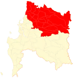 Location in the Bío Bío Region