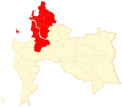 Location in the Bío Bío Region