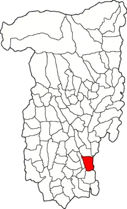 Location in Vâlcea County