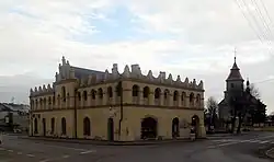 Town hall and the Church of Holy Trinity