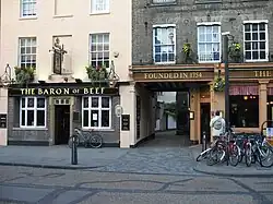 The Baron of Beef public house at 19 Bridge Street.