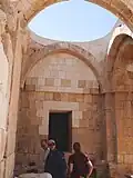 Central vault of the Hammam as-Sarah bathhouse in Jordan