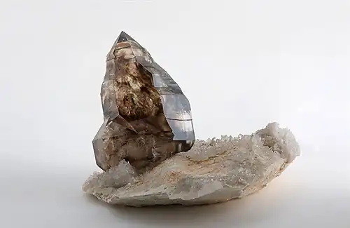 Image 31Smoky quartz, by JJ Harrison (from Wikipedia:Featured pictures/Sciences/Geology)
