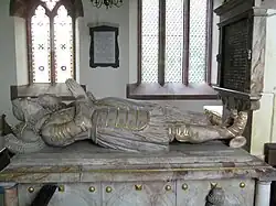 Tomb of Francis and Margaret Wolryche in St. Andrew's church, Quatt. They were the ancestors of all the Wolryche Baronets.