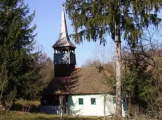 Wooden church in Luncșoara