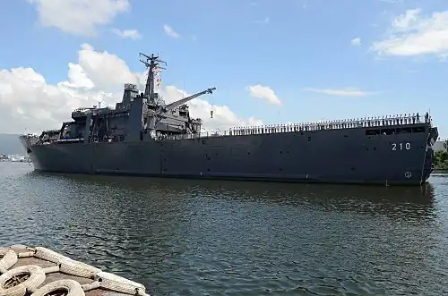 RSS Endeavour near Visakhapatnam.