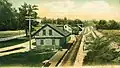 B. & M. Station in 1908